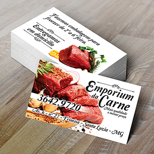 Cartão de Visita Emporium da Carne